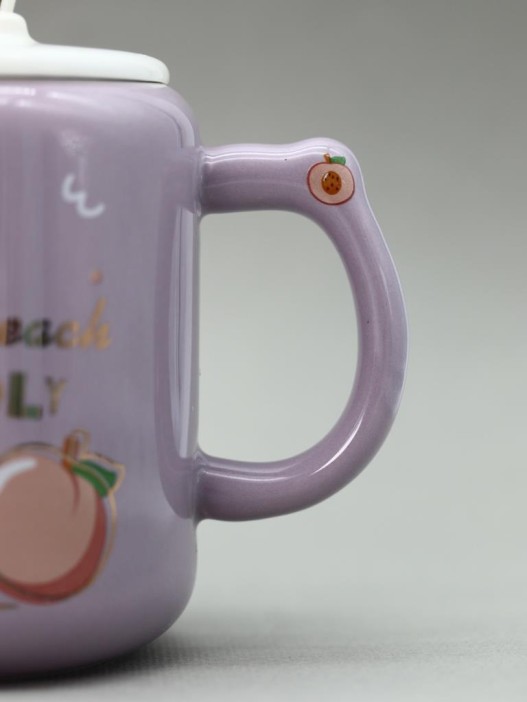 Кружка «Lovely peach», purple (400 ml) 