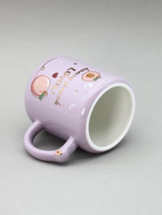 Кружка «Lovely peach», purple (400 ml) 
