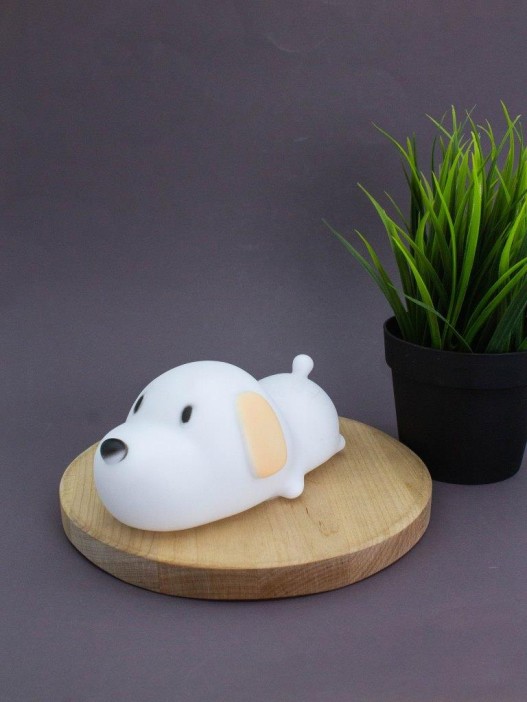 Ночник iLikeGift &quot;Happy dog&quot;, white (12*11 см) 