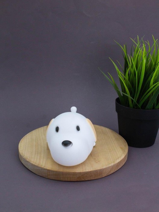 Ночник iLikeGift &quot;Happy dog&quot;, white (12*11 см) 