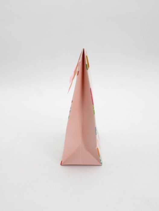 Пакет подарочный (XS) &quot;Big flowers&quot;, orange (12x6x16) 