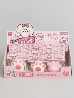 Мялка - антистресс «Мягкая Таба ЛАПКА», mix, шоу-бокс 12 шт.