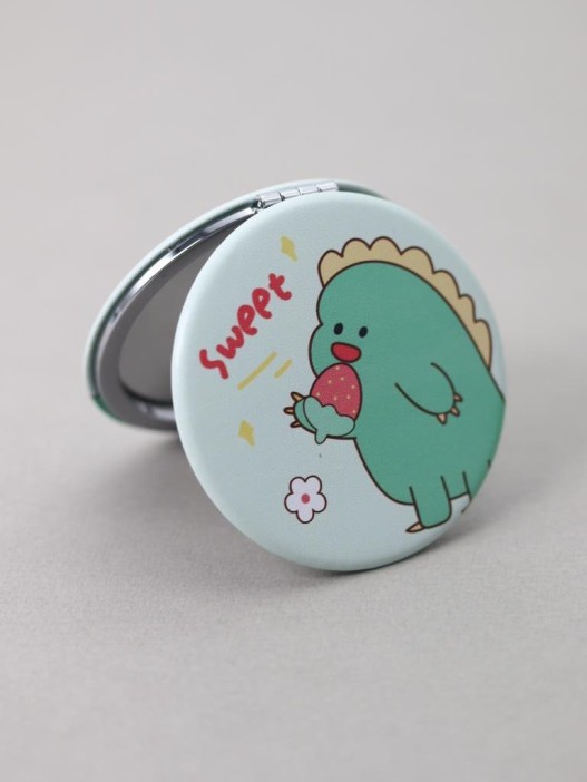 Зеркало &quot;Sweet dino strawberry round&quot;, green 