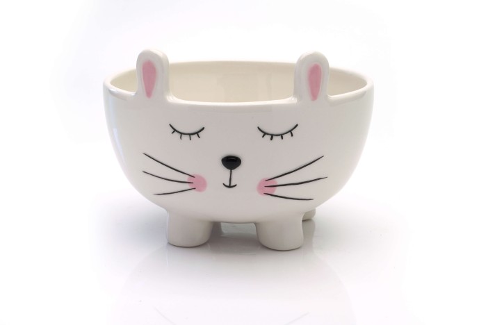 Тарелка глубокая керамическая «Rabbit bowl», 11 х 14 х 14 см 