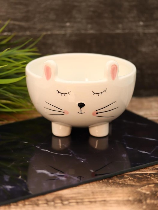 Тарелка глубокая керамическая «Rabbit bowl», 11 х 14 х 14 см 