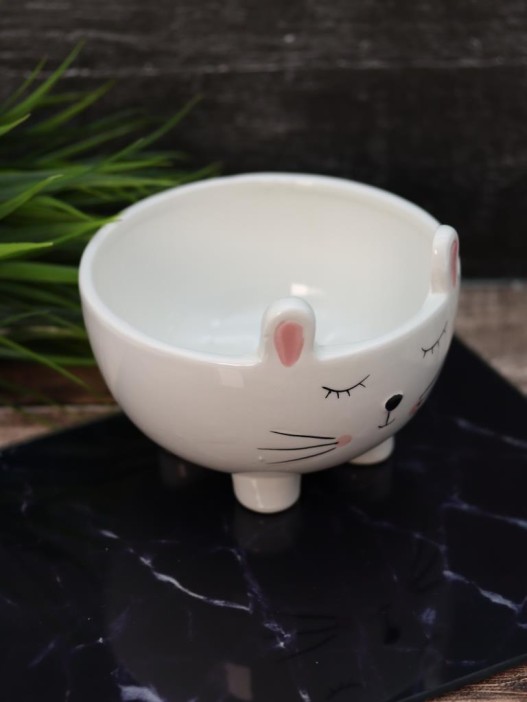 Тарелка глубокая керамическая «Rabbit bowl», 11 х 14 х 14 см 