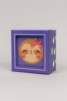 Подарочная коробка «Cute sloth», 15*15*6.5