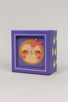 Подарочная коробка «Cute sloth», 15*15*6.5