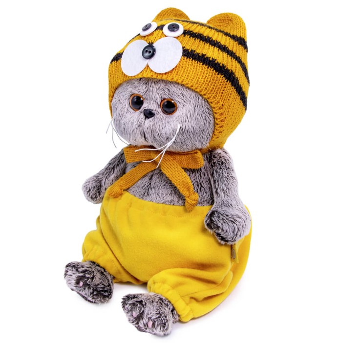 Мягкая игрушка "Басик BABY в шапке тигренка" (20 см) 