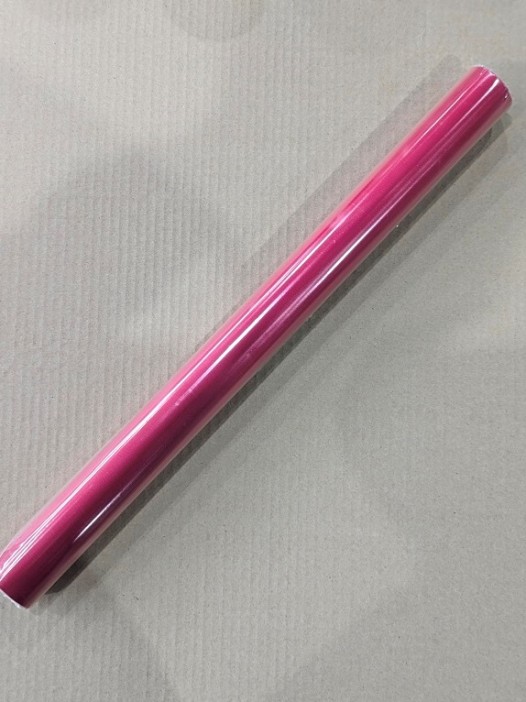 Пленка матовая  однотонная двухсторонняя коралловый 48см*10м/50мкр 