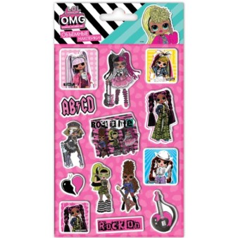 Наклейки вспененные "ЛОЛ Сюрприз! O.M.G.", диз. 1