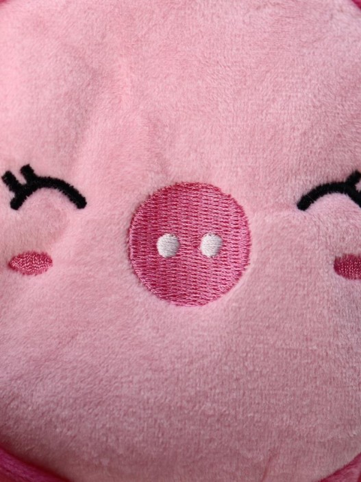 Сумочка плюшевая &quot;Pink pig&quot;, pink (15*13 см) 