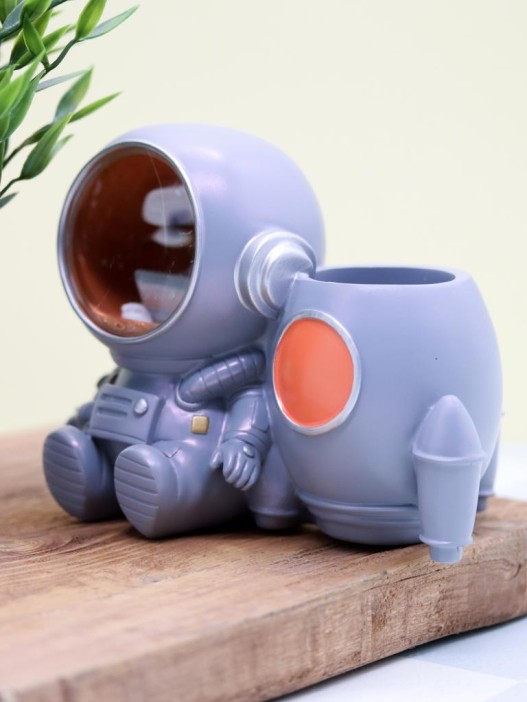 Ночник - подставка для канцелярских принадлежностей «Cosmo rocket», gray 