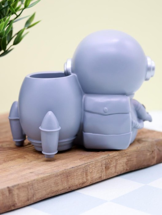 Ночник - подставка для канцелярских принадлежностей «Cosmo rocket», gray 