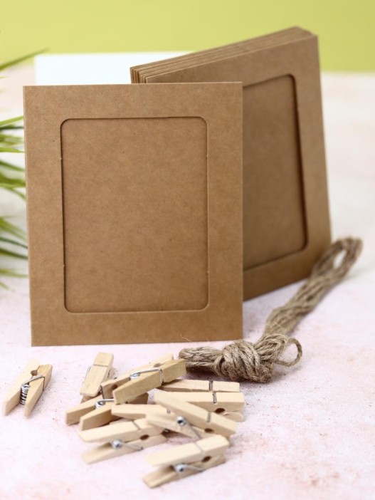 Крафтовые фоторамки «Classic», kraft, 9.4*11.4 см 