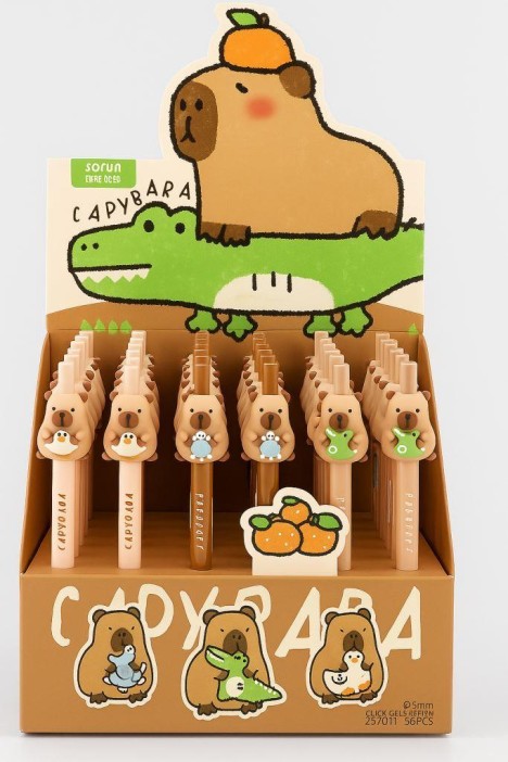 Ручка &quot;Capybara team&quot;, mix 