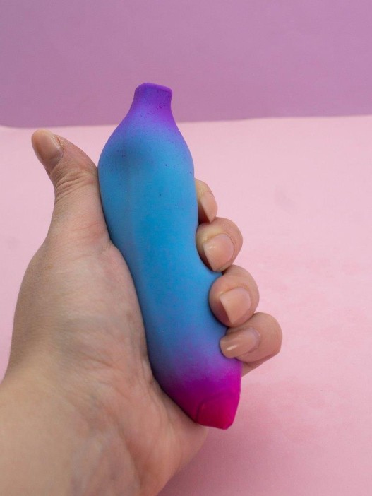 Мялка - антистресс « Magic Banana», blue 