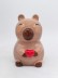 Копилка керамическая «Capybara money», brown (9,2х9,2х12,1 см) 