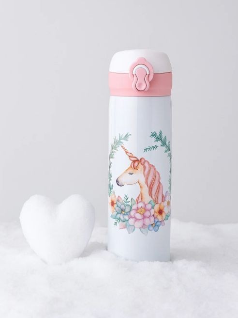 Термос «Lovely unicorn», white (500 ml) 