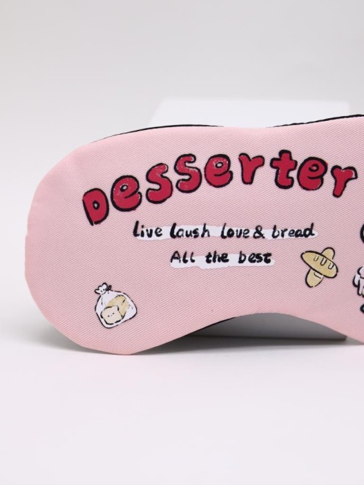 Маска для сна гелевая &quot;Happy travel&quot;, pink 