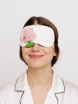 Маска для сна гелевая "Furry friends", bunny