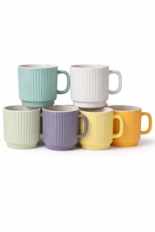 Набор керамических кружек 12шт. «Классика», микс