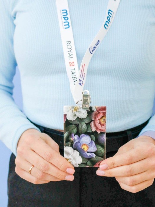 Держатель для карт «Flowers» (6,5 х 10,4 см) 