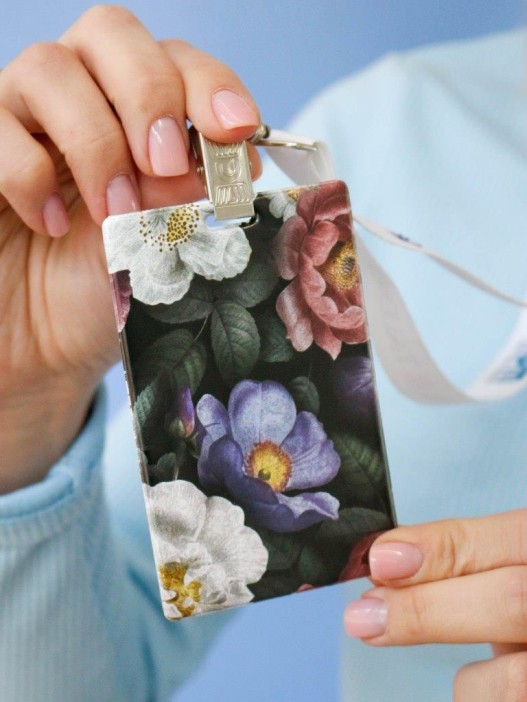 Держатель для карт «Flowers» (6,5 х 10,4 см) 