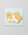 Блок стикер для записей &quot;Corgi dreaming&quot;, green 