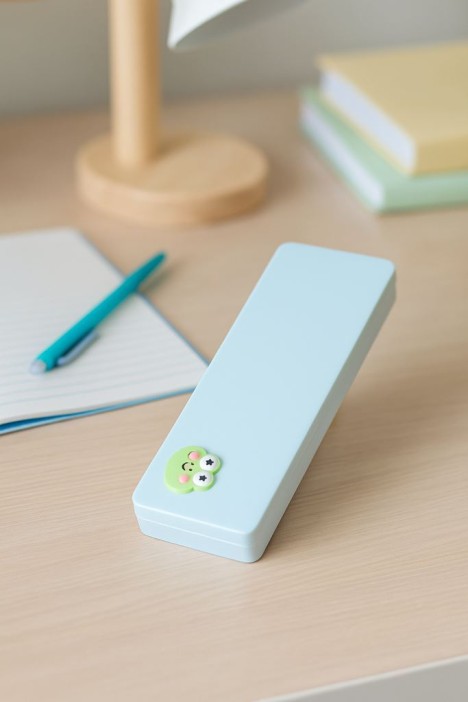 Пенал пластиковый &quot;Tiny frog&quot;, grey 