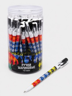 Ручка шариковая "Школа магии", цвет синий, (0,7 мм), ш/б 48 шт