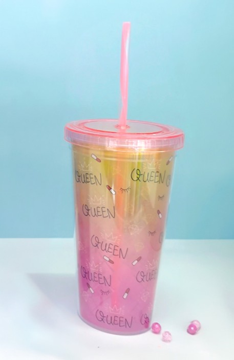 Тамблер "Queen mix", pink 