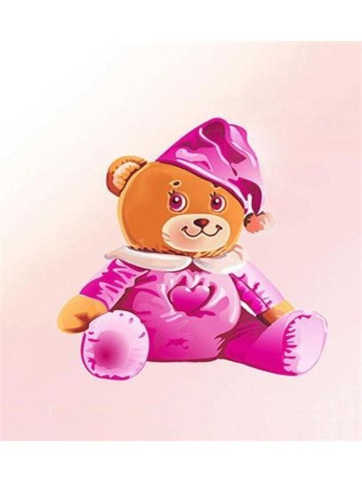 Алмазная мозаика без подрамника &quot;Игрушечный мишка&quot;, 15х20 см 