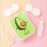 Контейнер для линз "Do you like avocado", square 