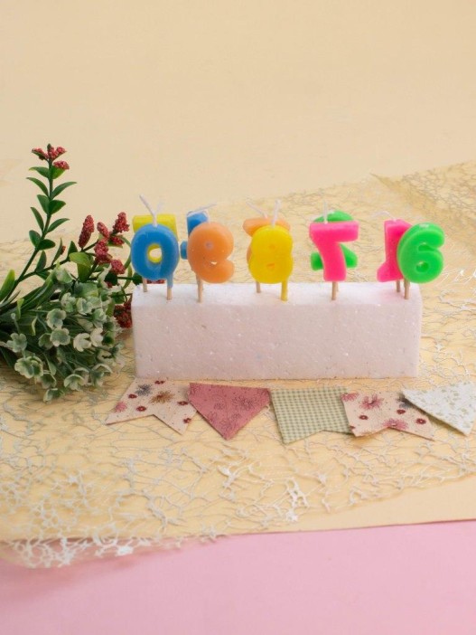 Набор свечей 10 шт. &quot;Numbers 0-9&quot;, (8 см) 