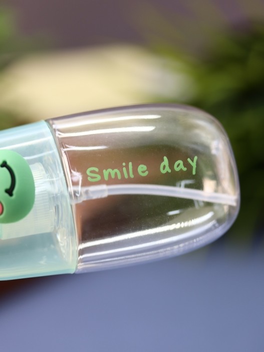 Дорожная бутылочка &quot;Smile frog day&quot;, green (60 ml) 