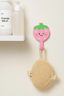 Крючок на липучке «Nice strawberry», pink