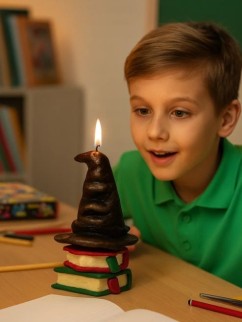 Набор для творчества Гарри Поттер, слепи свечу «Шляпа»