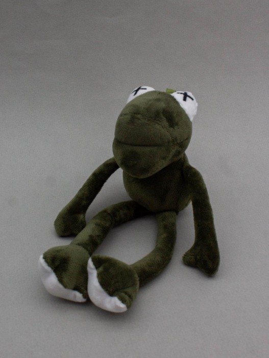 Плюшевый брелок "Screaming frog", green 