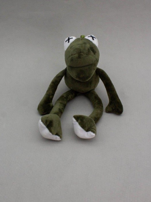 Плюшевый брелок "Screaming frog", green 