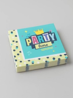 Салфетки бумажные трехслойные Вечеринка, 33*33 см, 20 шт