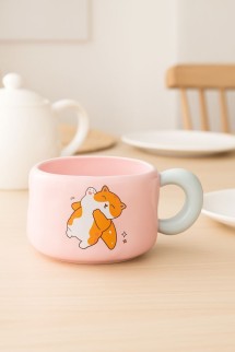 Кружка «Cat loves baking», baguette (450 ml)