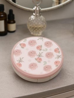 Контейнер для линз "Flower", pink