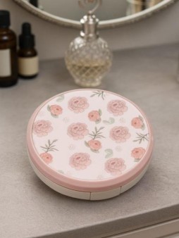 Контейнер для линз "Flower", pink