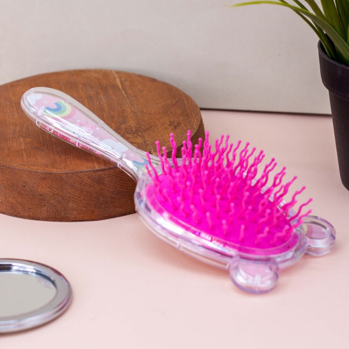 Расческа "Hello rainbow cloud", pink 