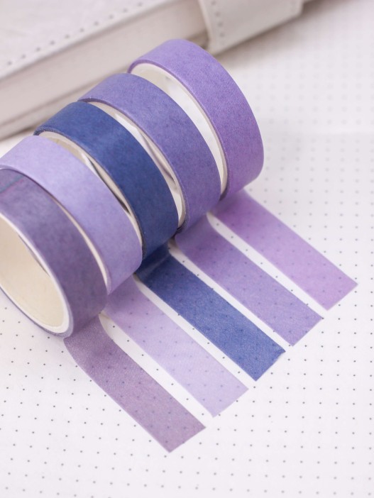 Набор декоративного скотча &quot;Intensive tone&quot;, purple, mix 