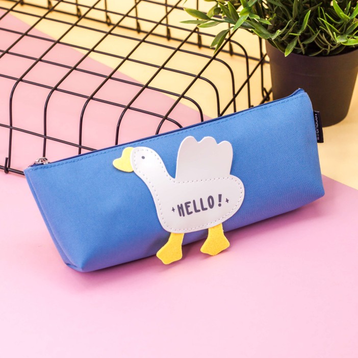 Пенал "Hello duck", blue 