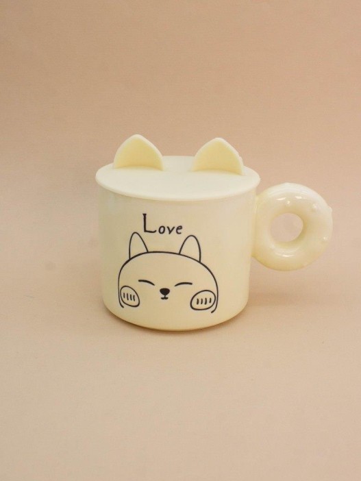 Кружка «Kitty love», beige (420 ml) 