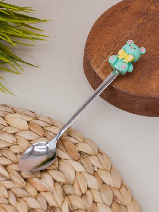 Ложка десертная &quot;Bear bow&quot;, green 