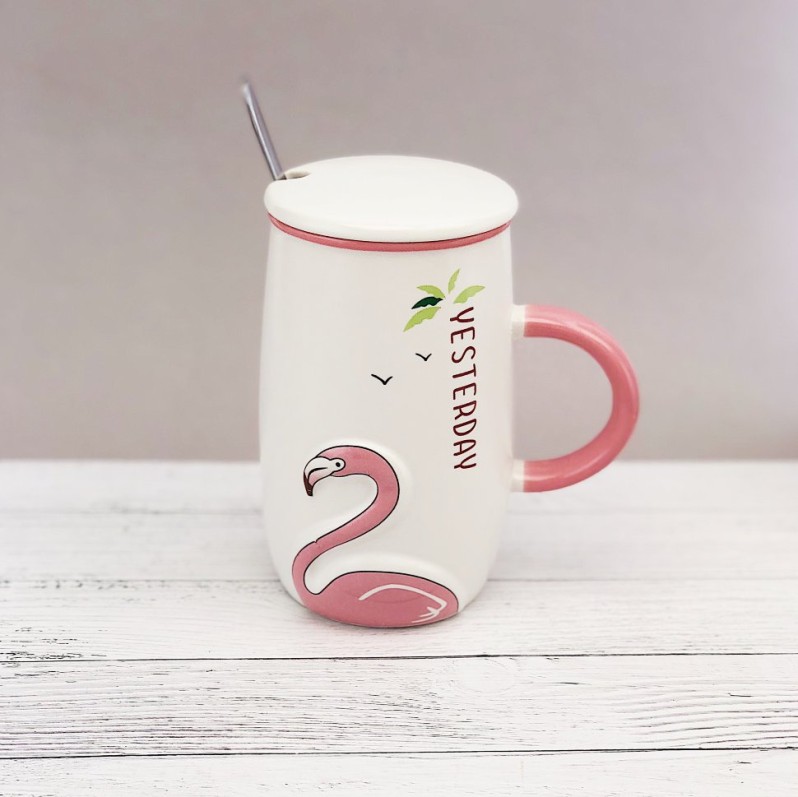 Кружка &quot;Flamingo yesterday&quot; (500ml) 